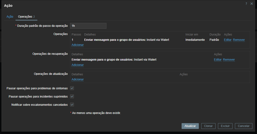 Zabbix Operacoes Banner